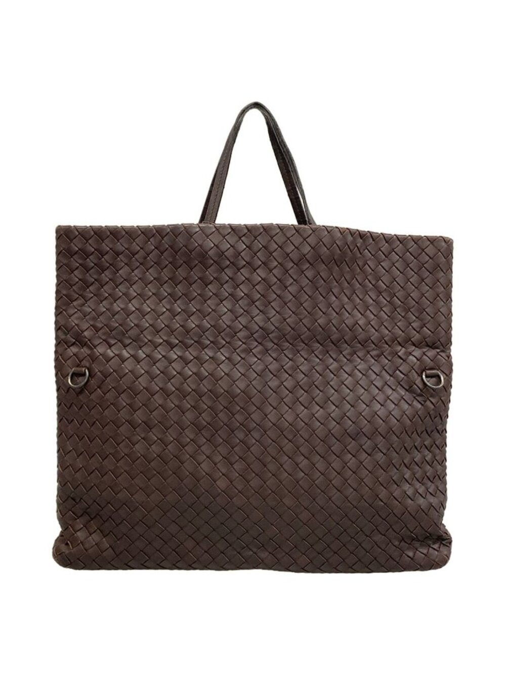 Bottega Veneta Tote Bag Intrecciato Dark Brown Leather